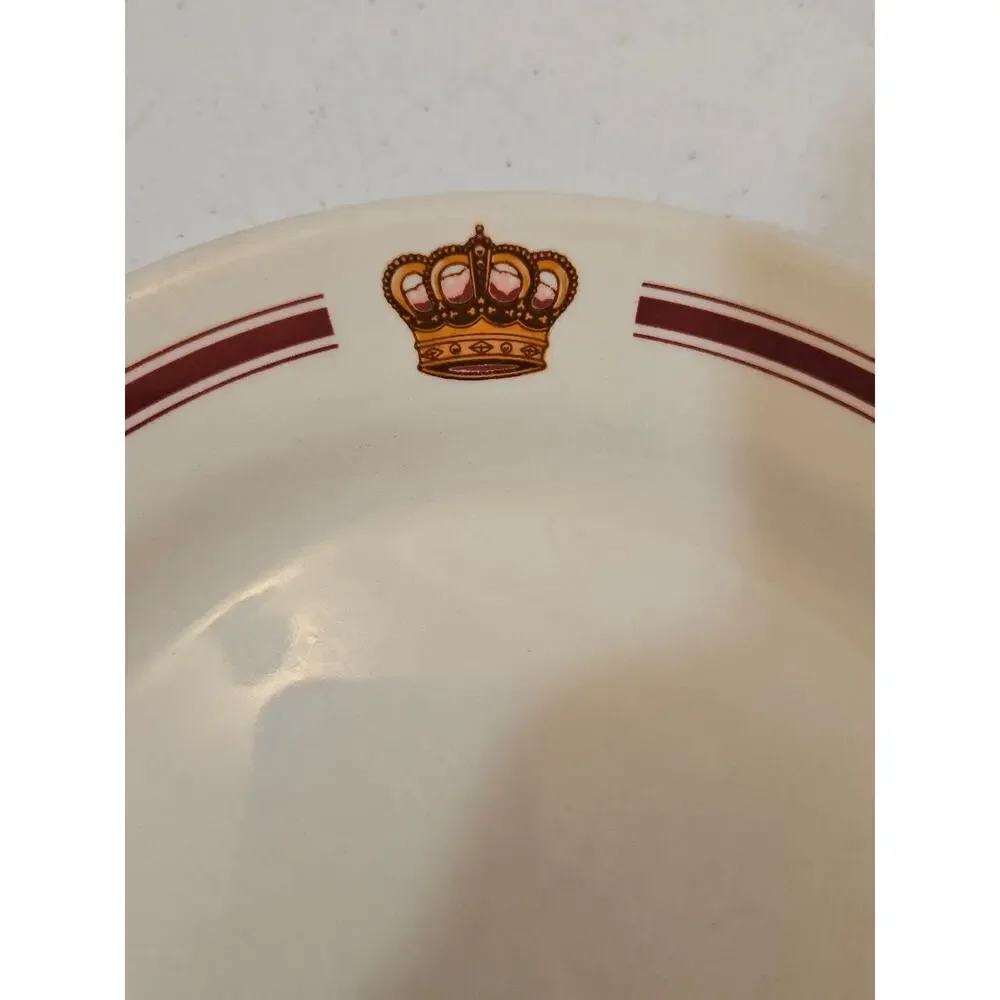 Set of 3 Vintage Hotel del Coronado Plates Crown Restaurant Ware Hotelware Decor